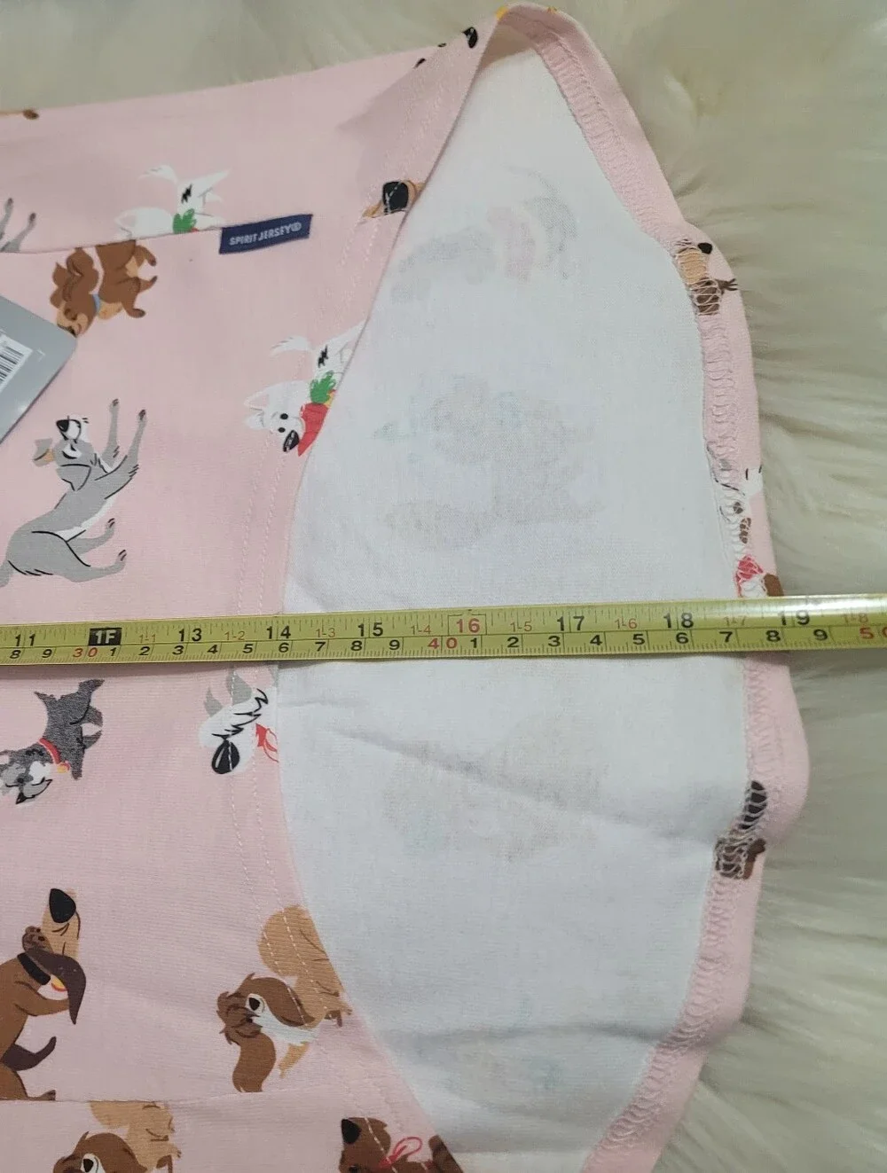 Disney Store Pet Spirit Jersey Shirt For Dogs XL Pink All Over RARE Puppy & Me
